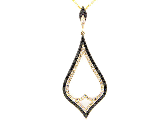 BLACK & WHITE DIAMOND PENDANT