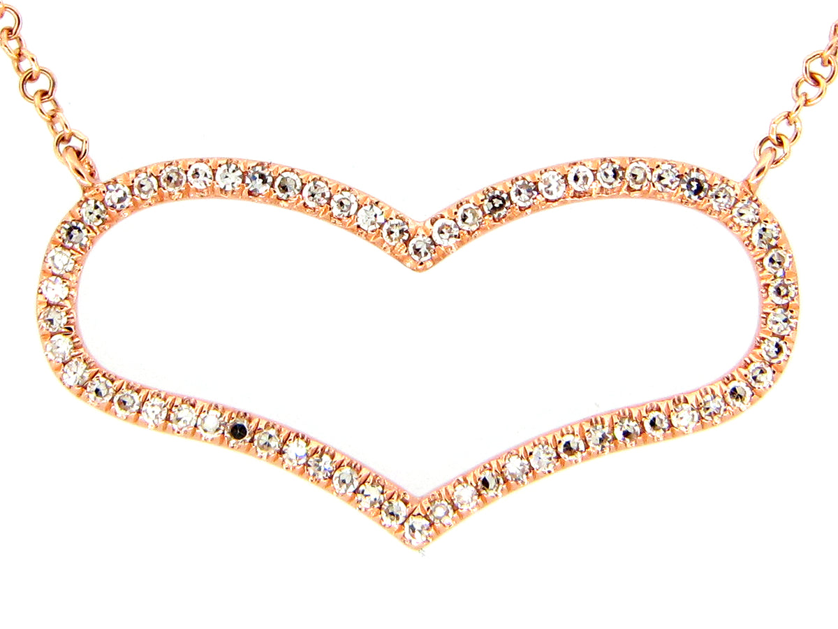 DIAMOND HEART PENDANT