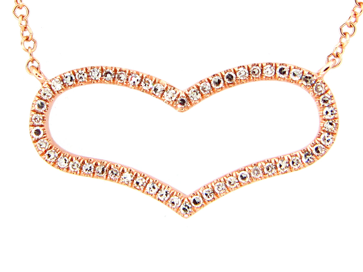 DIAMOND HEART PENDANT