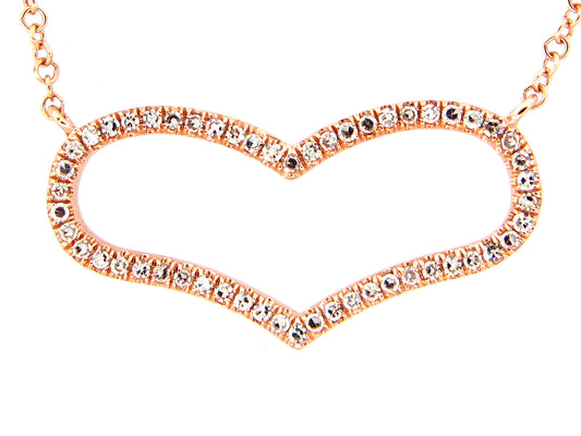 DIAMOND HEART PENDANT