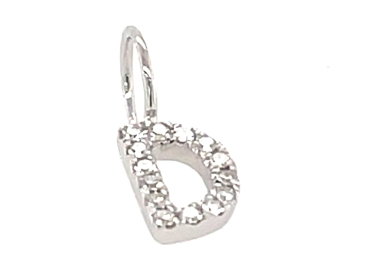 DIAMOND LETTER D PENDANT