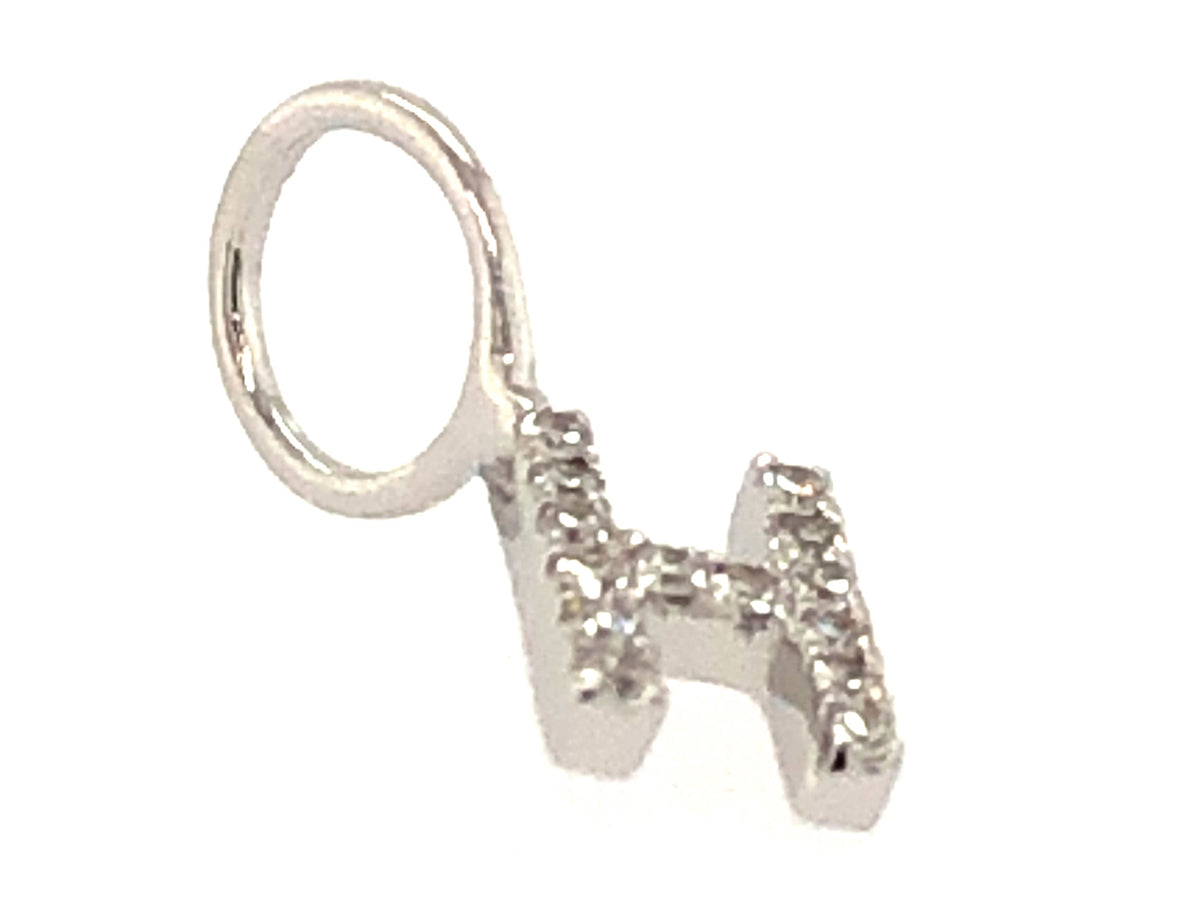 DIAMOND LETTER H PENDANT