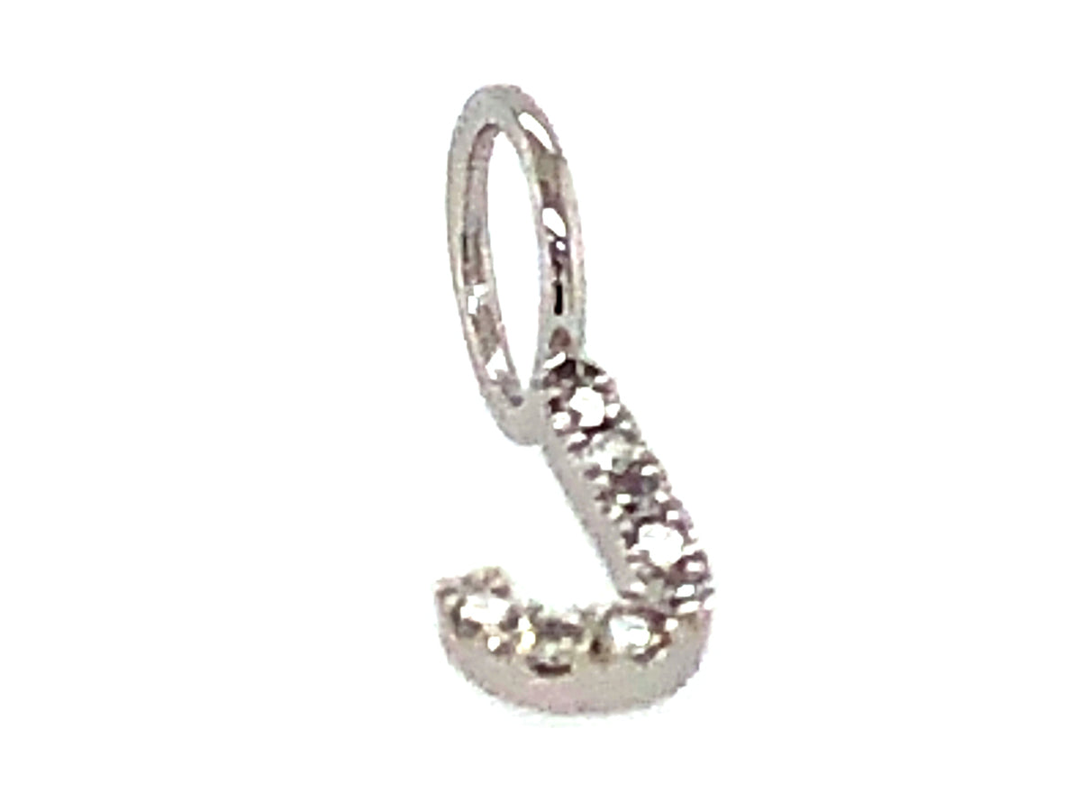 DIAMOND LETTER J PENDANT