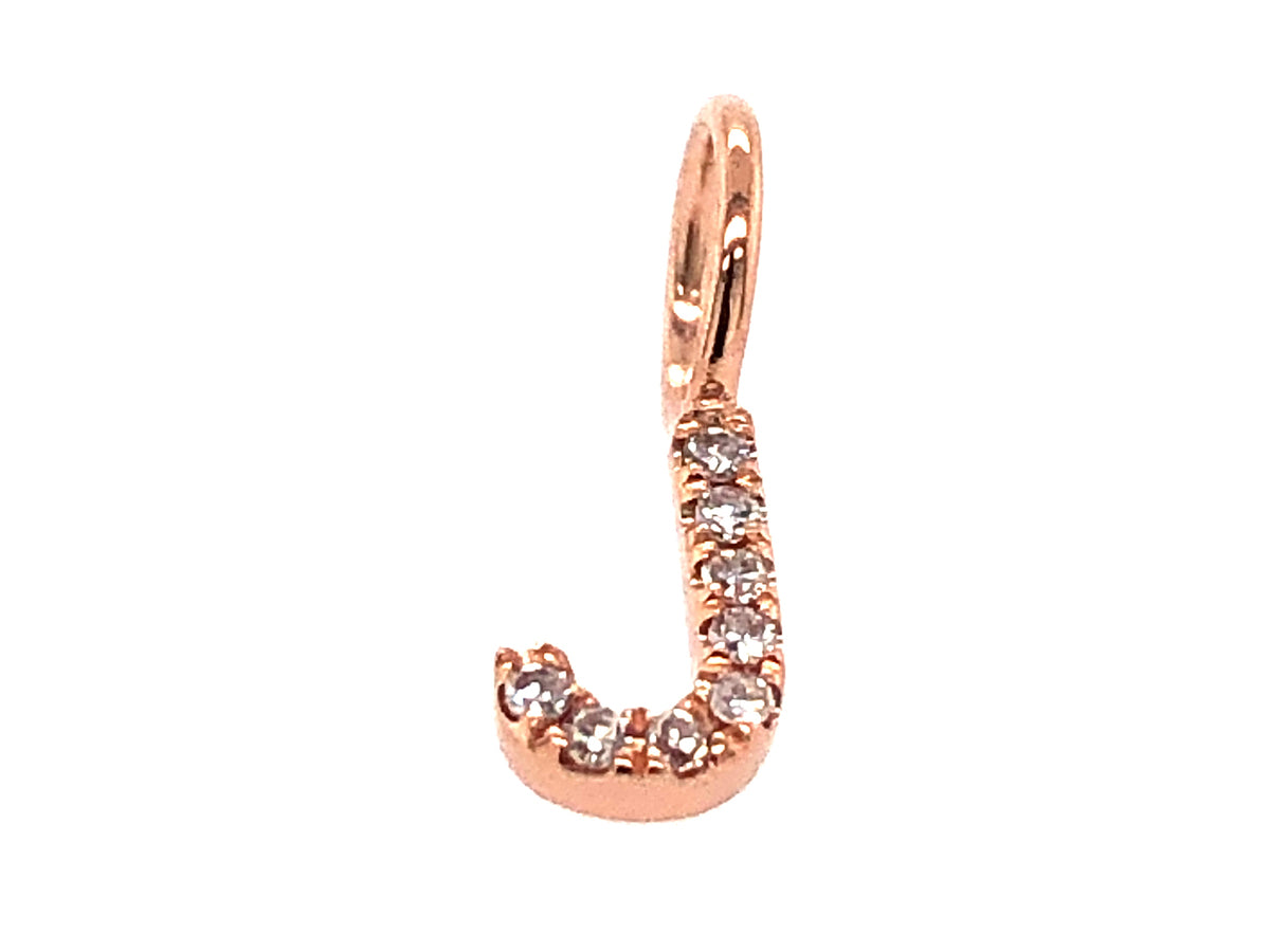 DIAMOND LETTER J PENDANT