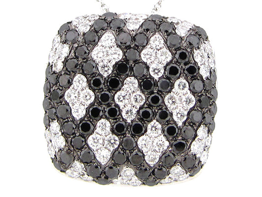 BLACK & WHITE DIAMOND PENDANT