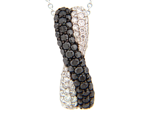 BLACK & WHITE DIAMOND PENDANT