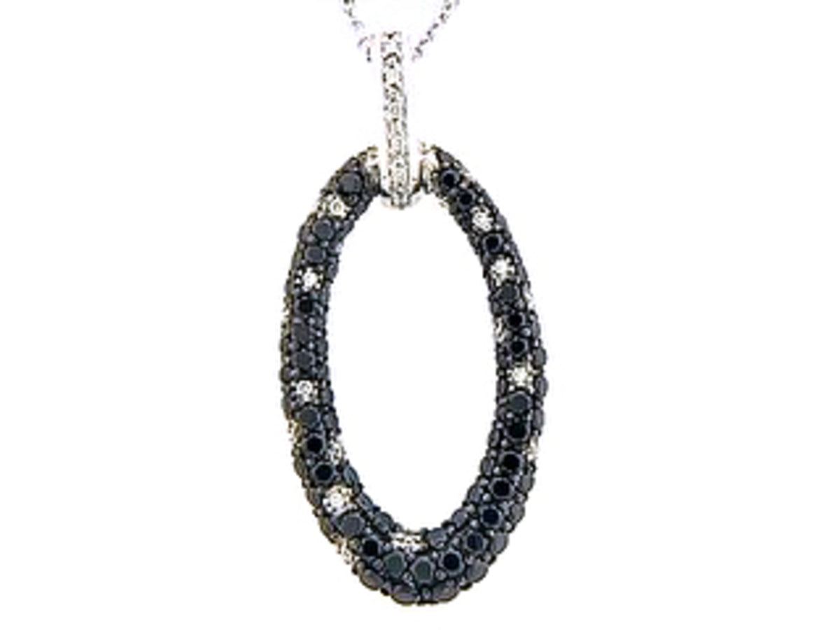 BLACK & WHITE DIAMOND PENDANT