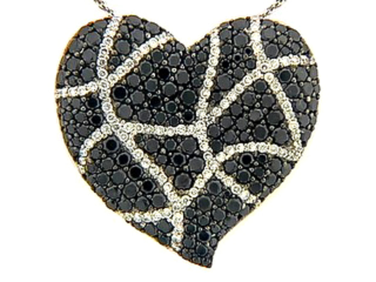 BLACK & WHITE DIAMOND PENDANT