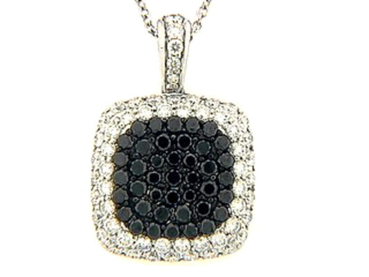 BLACK & WHITE DIAMOND PENDANT