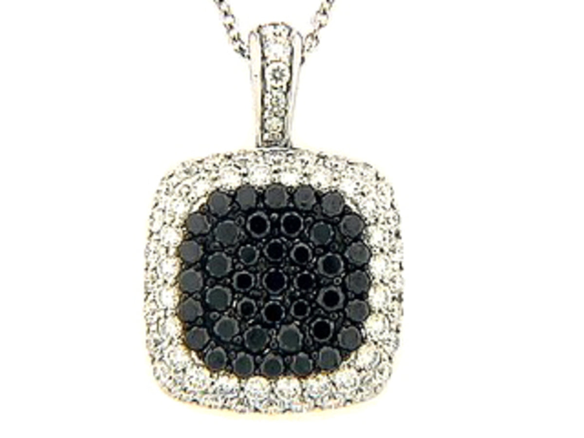 BLACK & WHITE DIAMOND PENDANT