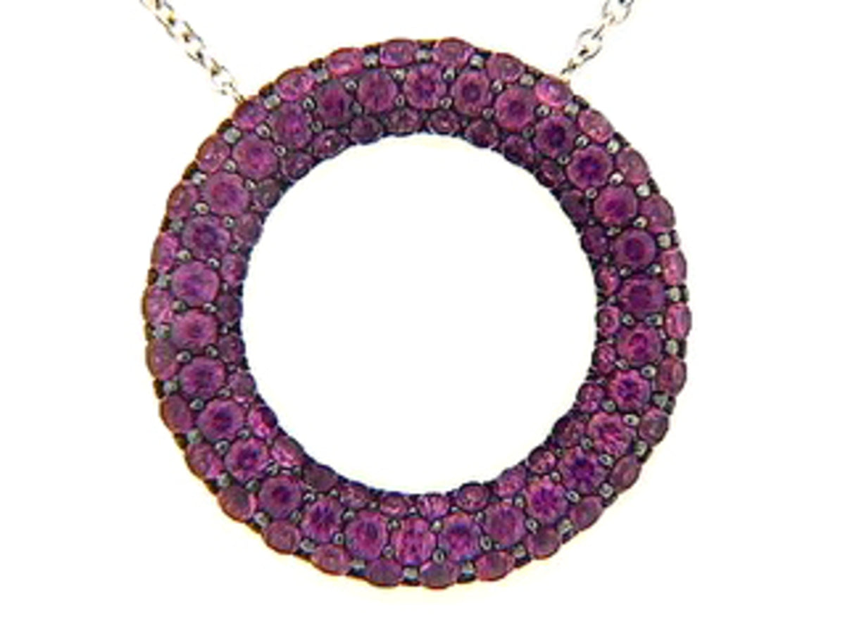 PINK SAPPHIRE PENDANT