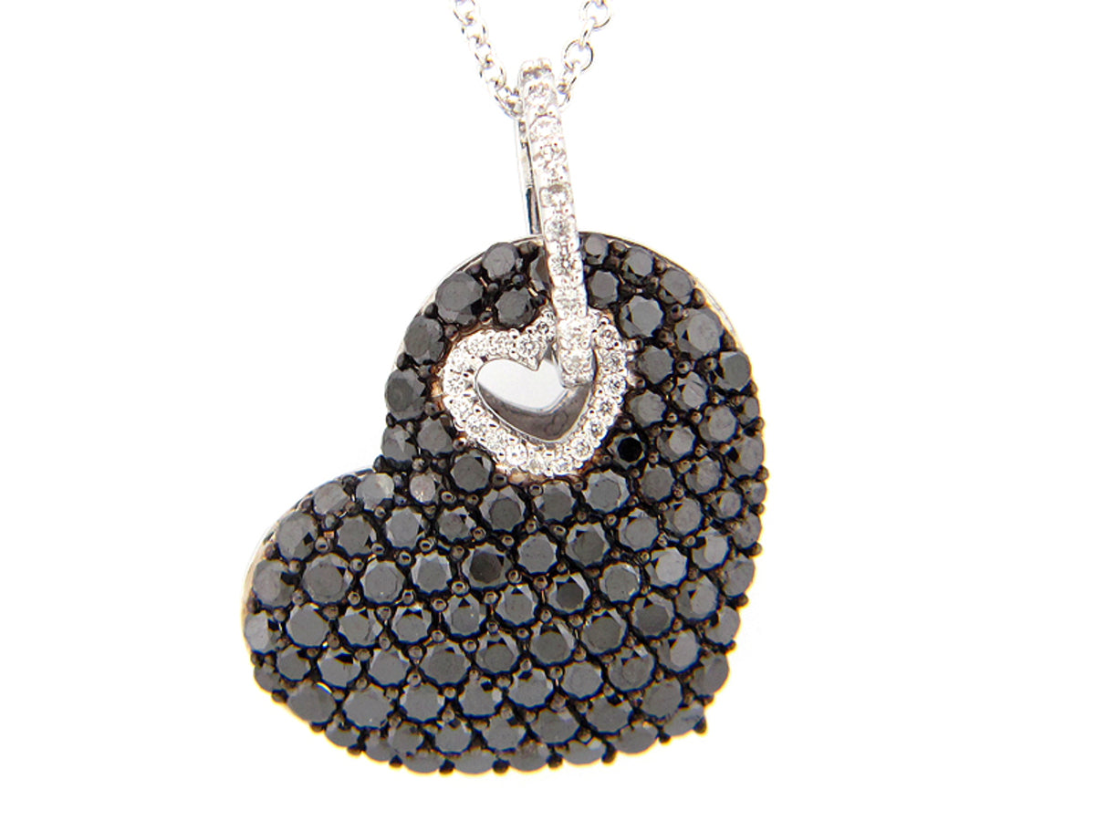 BLACK & WHITE DIAMOND PENDANT
