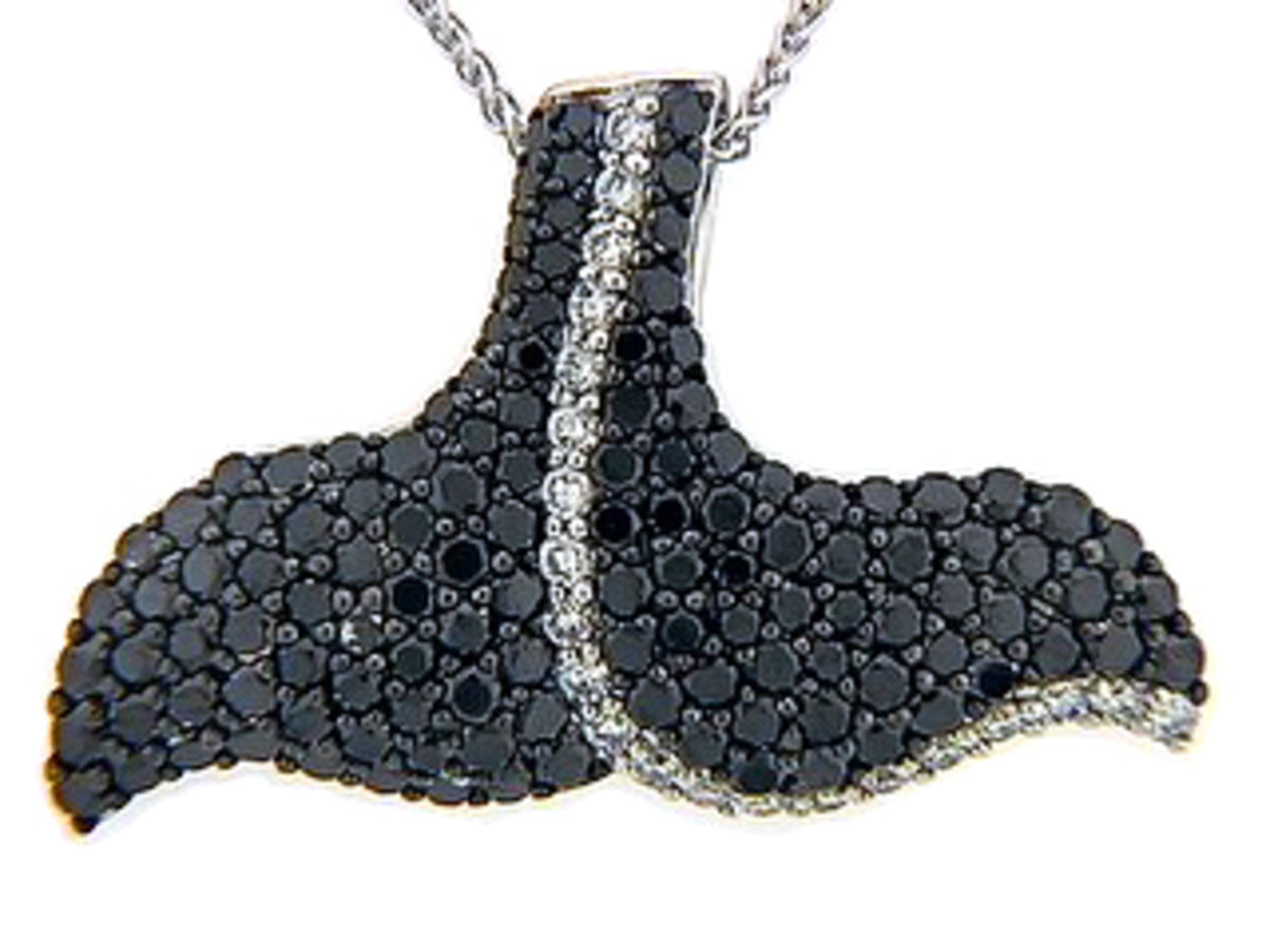 BLACK & WHITE DIAMOND PENDANT