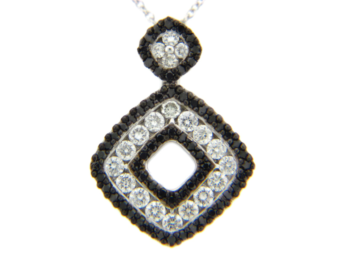 BLACK & WHITE DIAMOND PENDANT