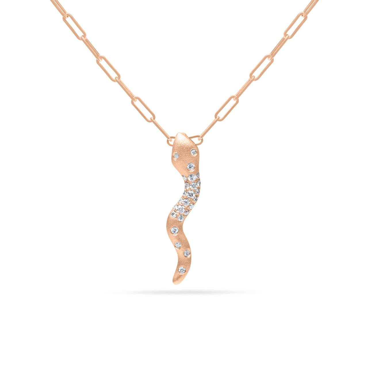 Diamond Confetti Snake Necklace