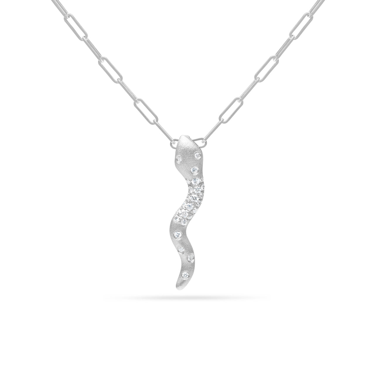 Diamond Confetti Snake Necklace