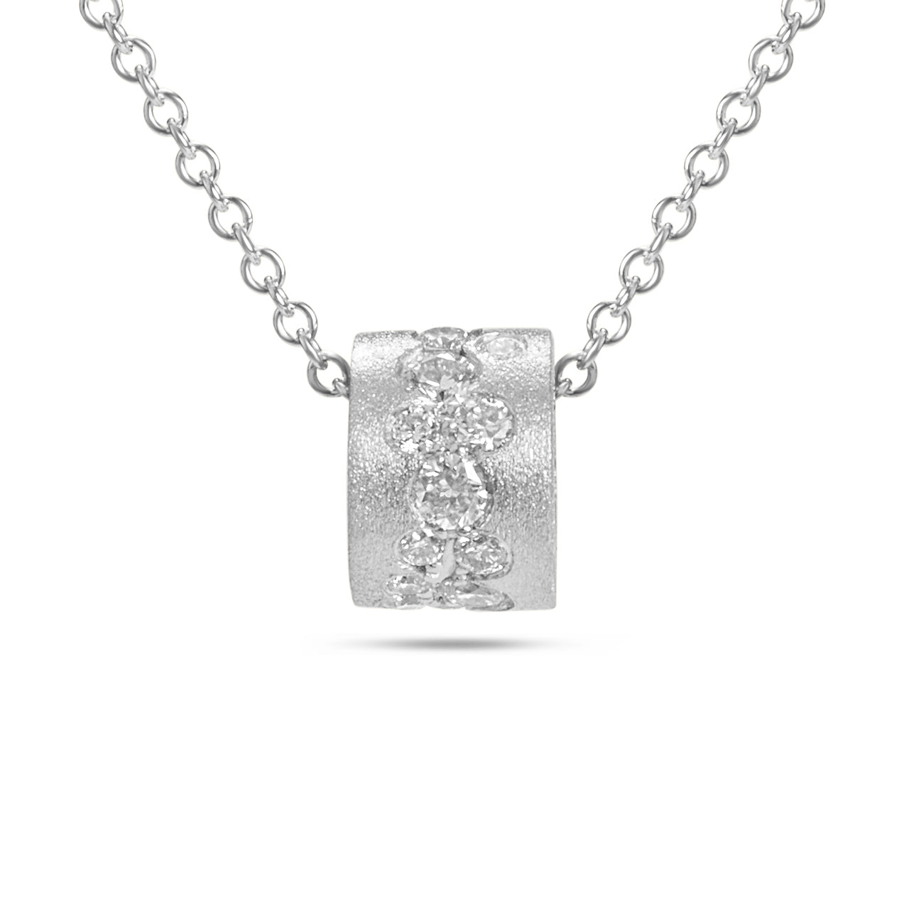 Diamond Petite Confetti Slider Necklace