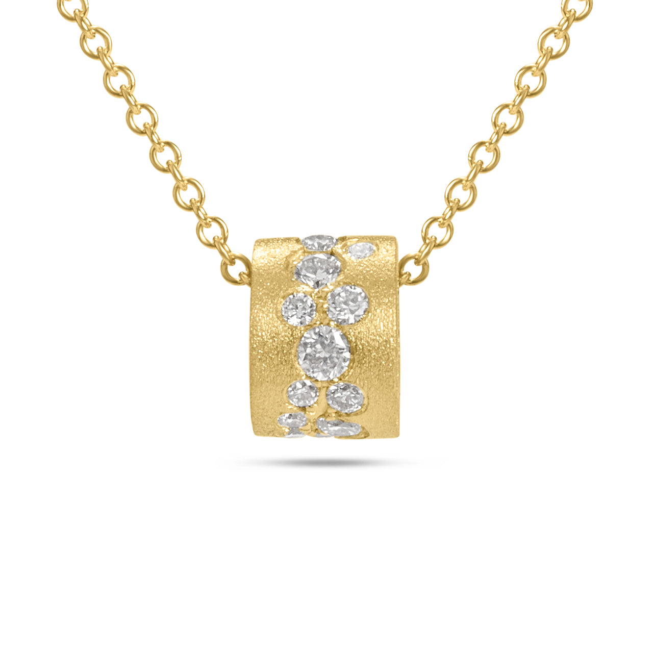 Diamond Petite Confetti Slider Necklace