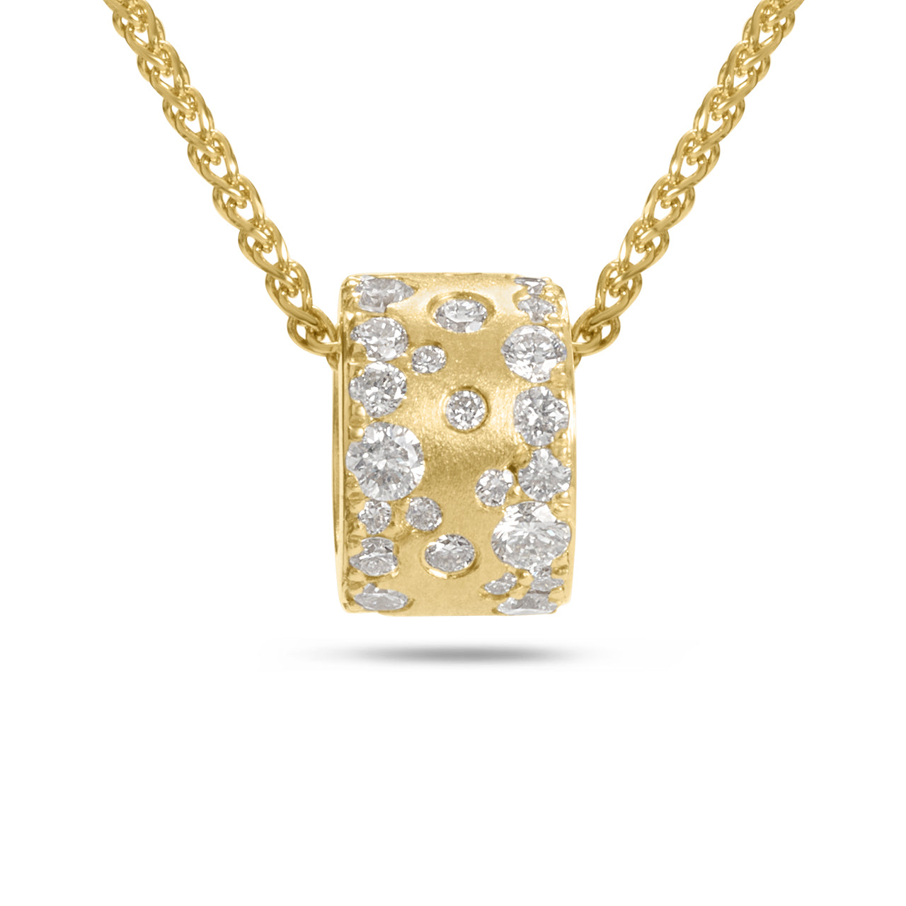 Diamond Confetti Duet Slider Necklace
