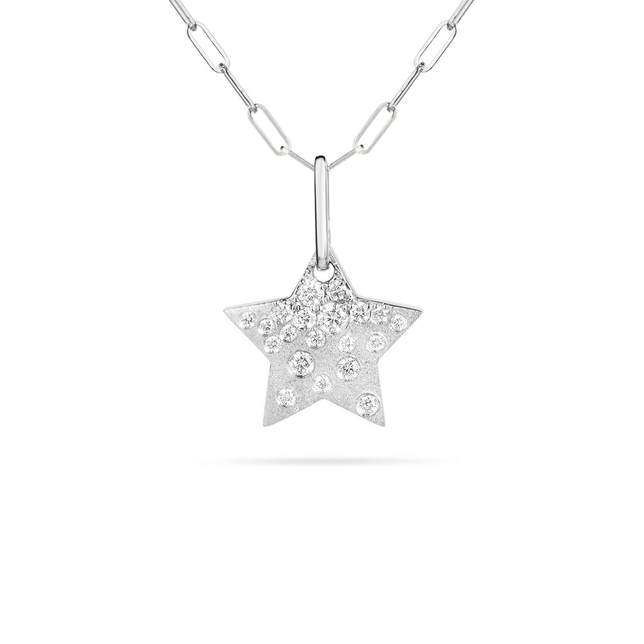 Diamond Confetti Star Necklace
