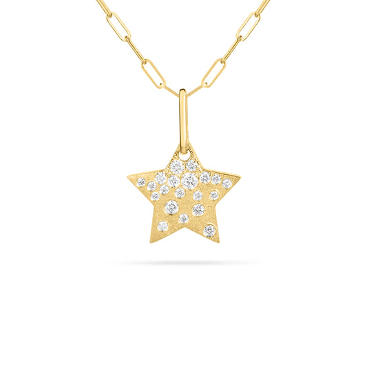 Diamond Confetti Star Necklace