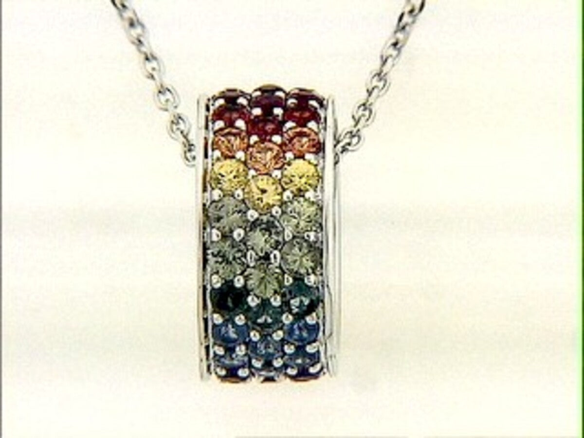 RAINBOW SAPPHIRE PENDANT