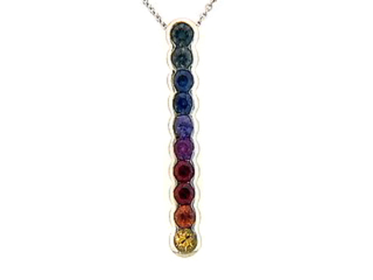 RAINBOW SAPPHIRE PENDANT