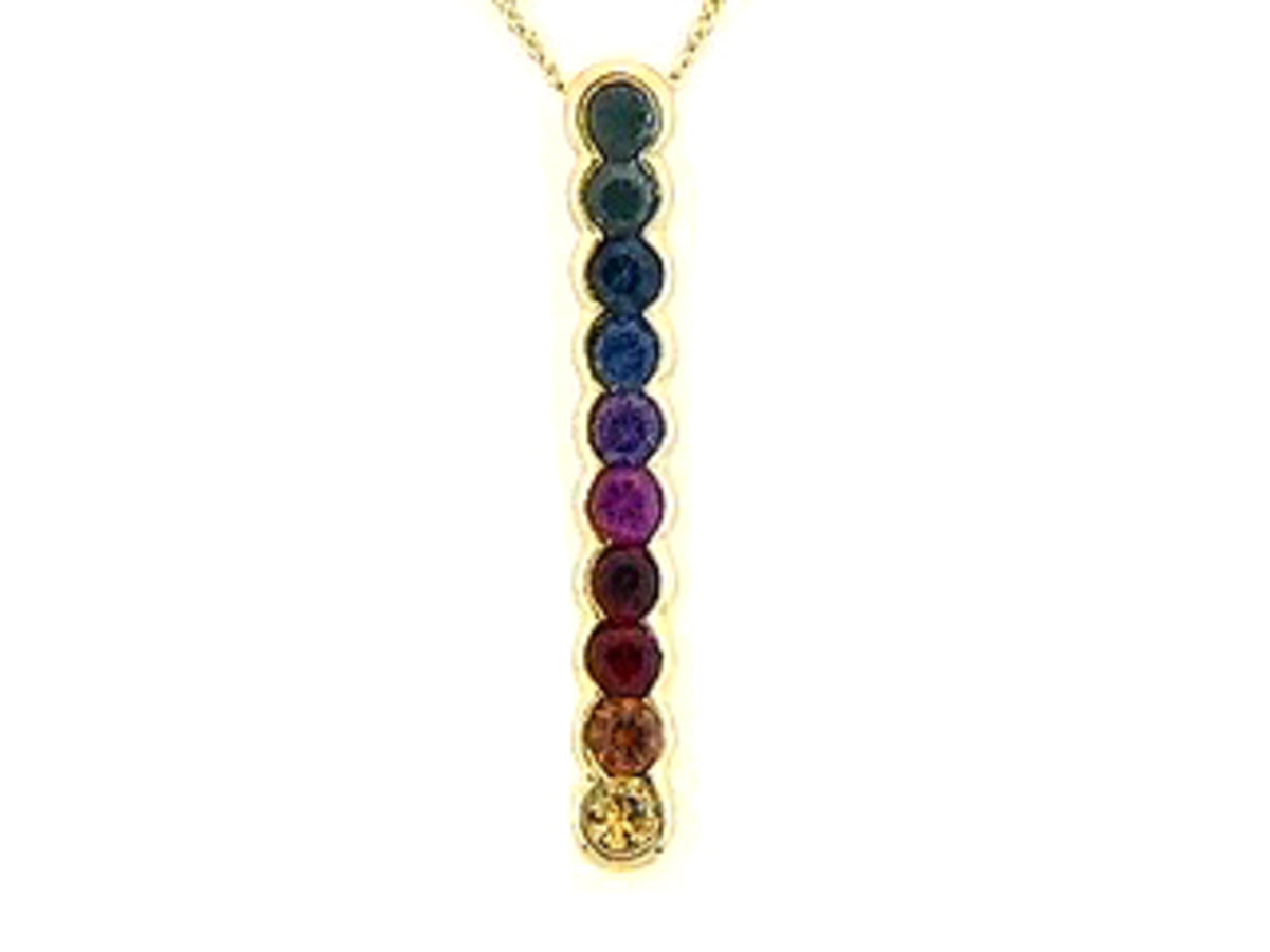 RAINBOW SAPPHIRE PENDANT