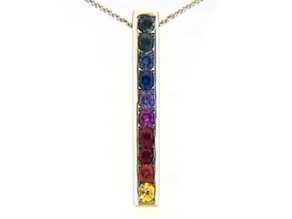 RAINBOW SAPPHIRE PENDANT