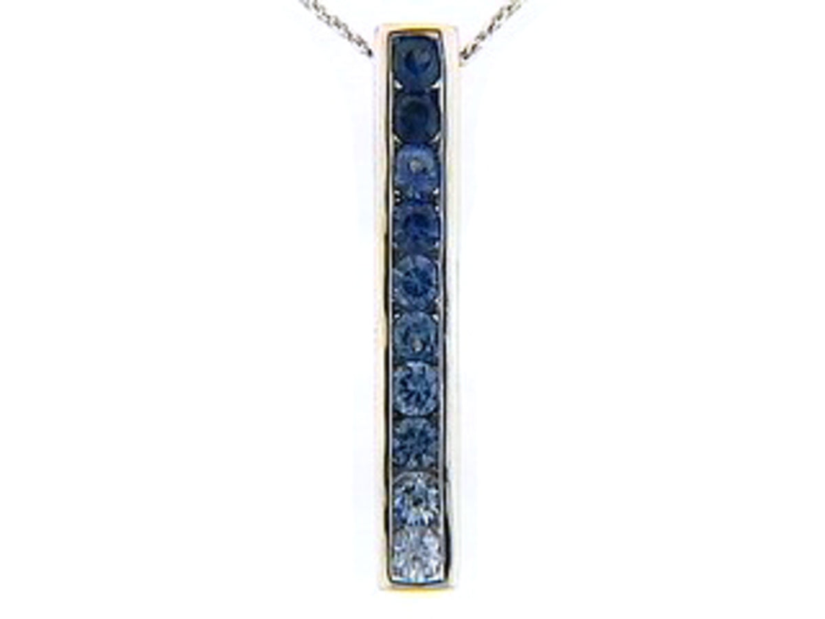 SAPPHIRE PENDANT, 14KW (H)