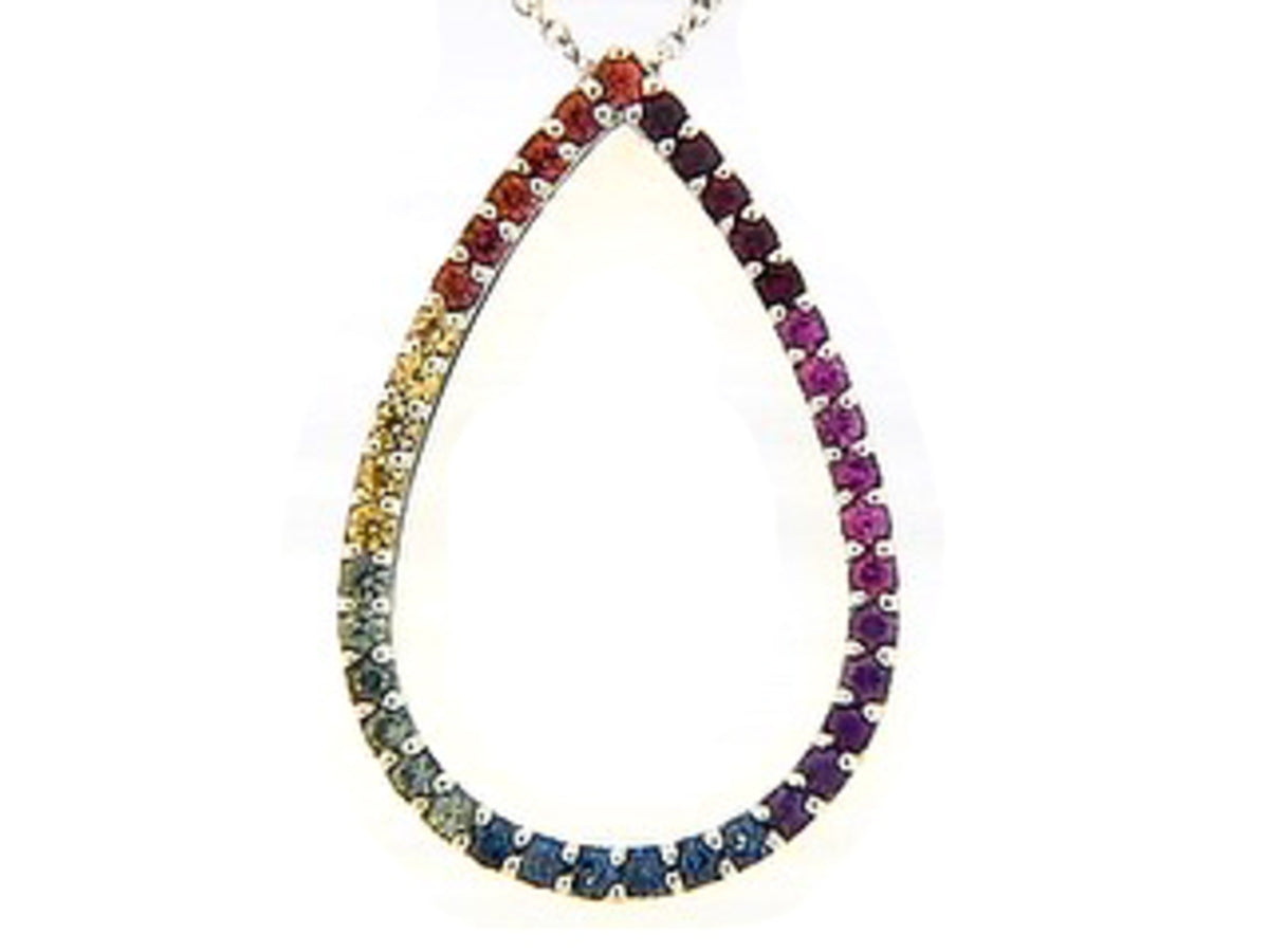 RAINBOW SAPPHIRE PENDANT