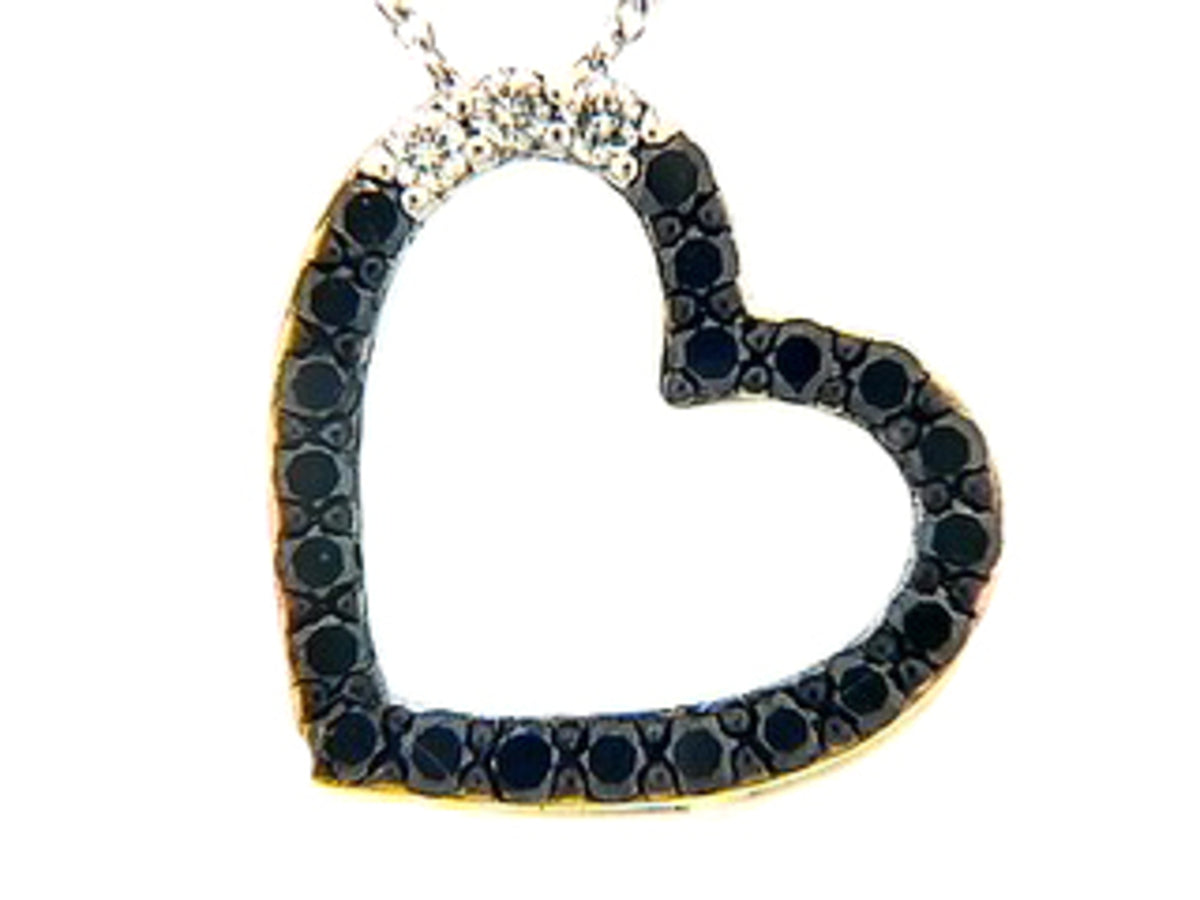 BLACK & WHITE DIAMOND PENDANT