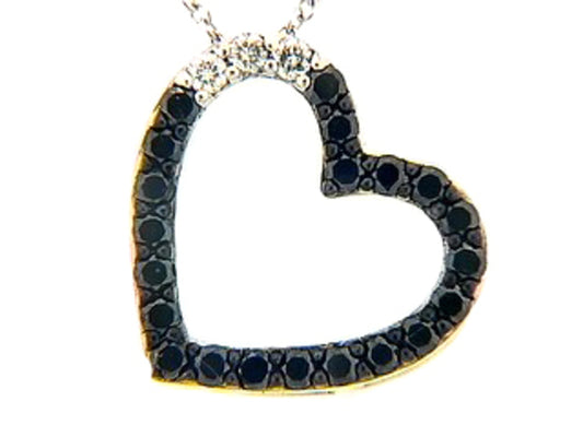 BLACK & WHITE DIAMOND PENDANT