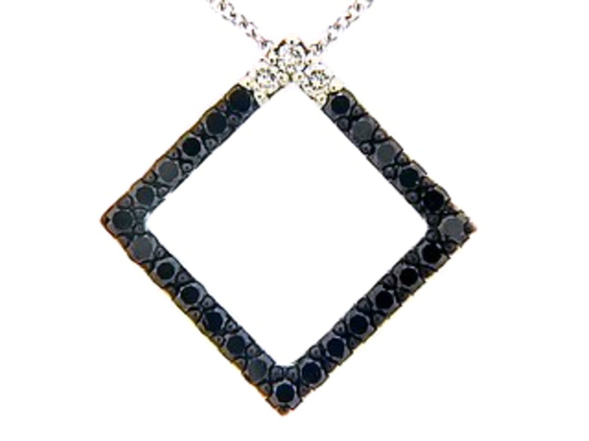 BLACK & WHITE DIAMOND PENDANT