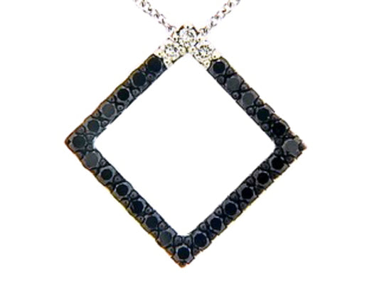 BLACK & WHITE DIAMOND PENDANT