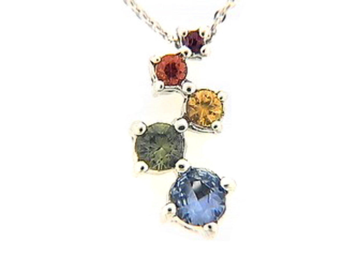 RAINBOW SAPPHIRE PENDANT