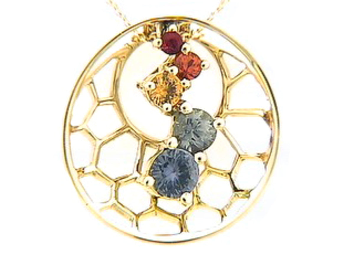 RAINBOW SAPPHIRE PENDANT