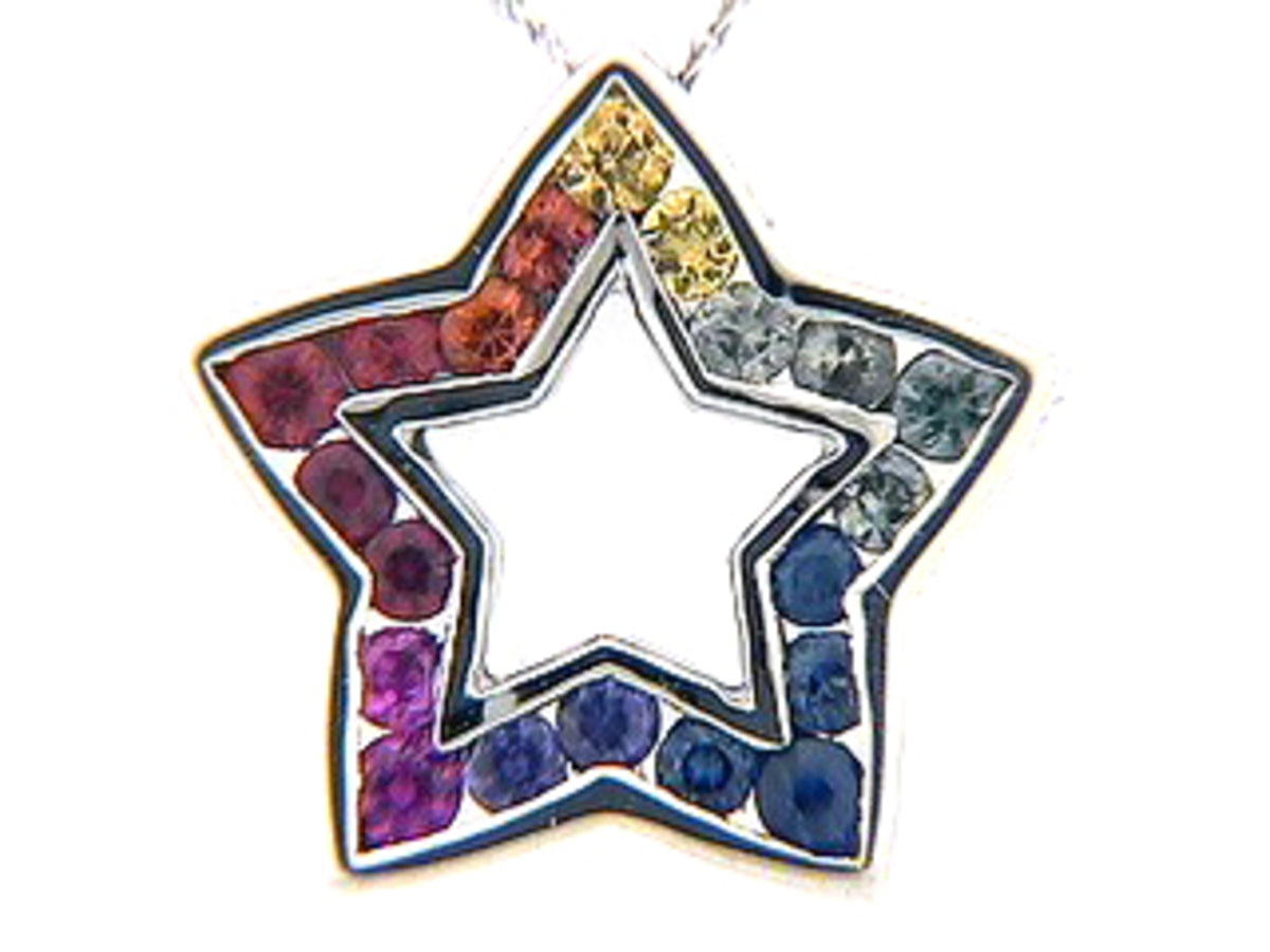 RAINBOW SAPPHIRE PENDANT