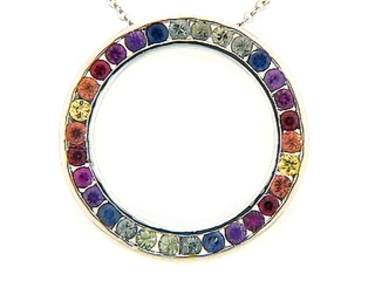 RAINBOW SAPPHIRE PENDANT