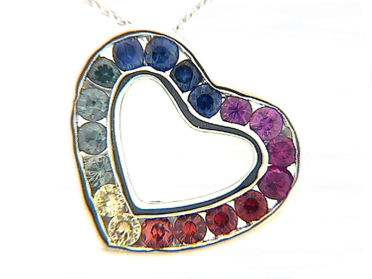 RAINBOW SAPPHIRE PENDANT