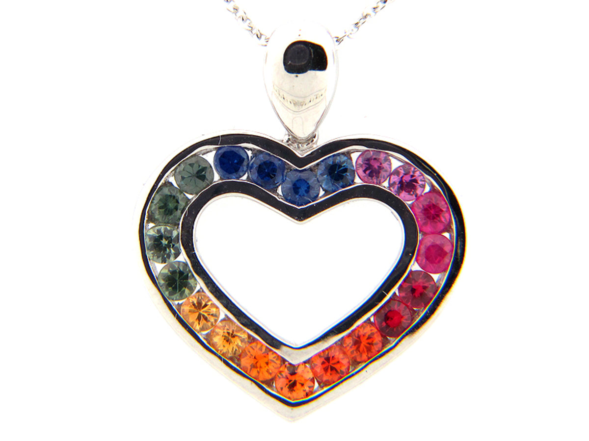 RAINBOW SAPPHIRE PENDANT