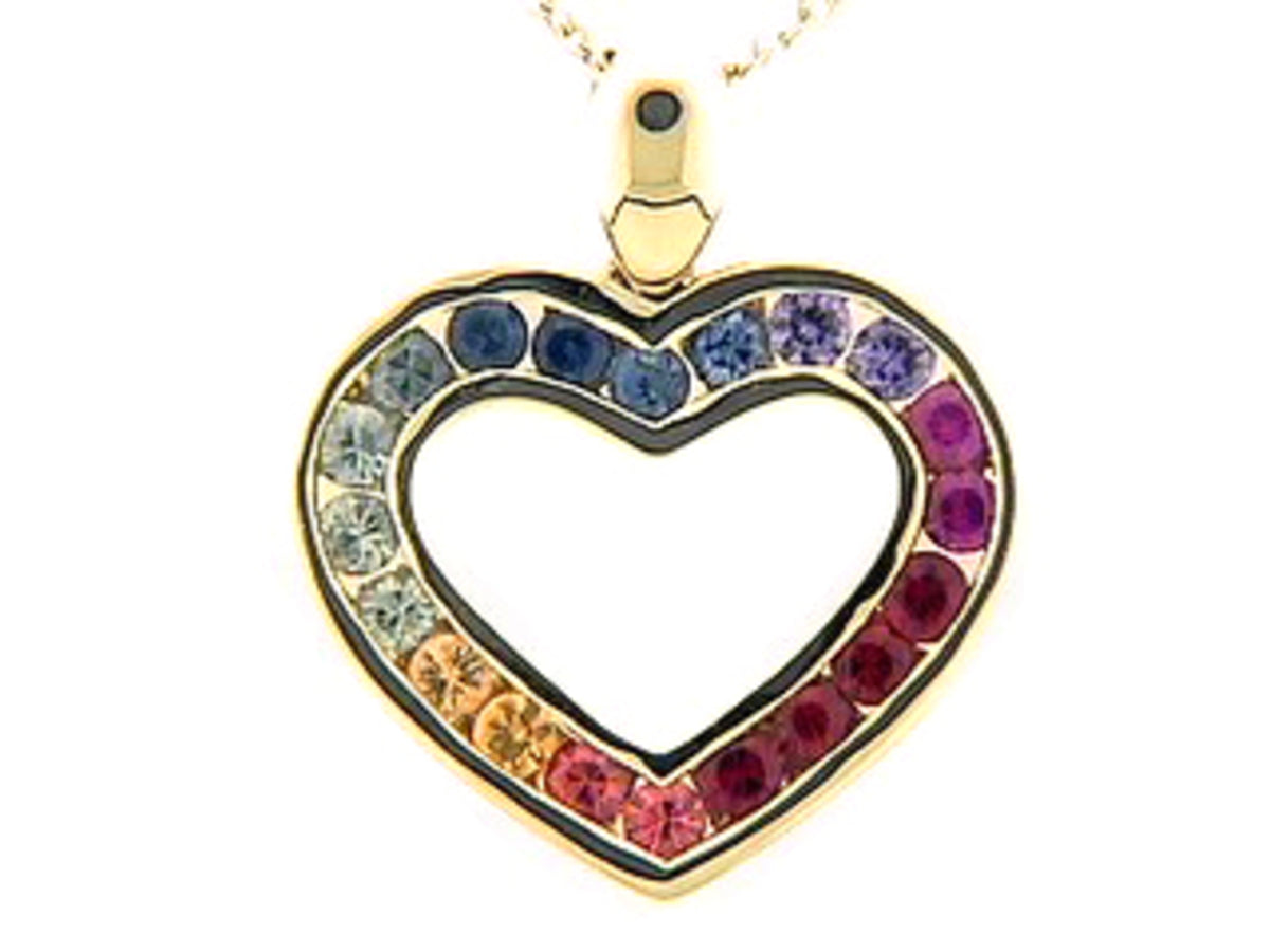 RAINBOW SAPPHIRE PENDANT