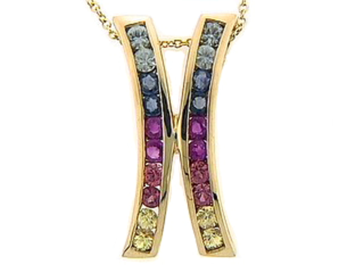 RAINBOW SAPPHIRE PENDANT