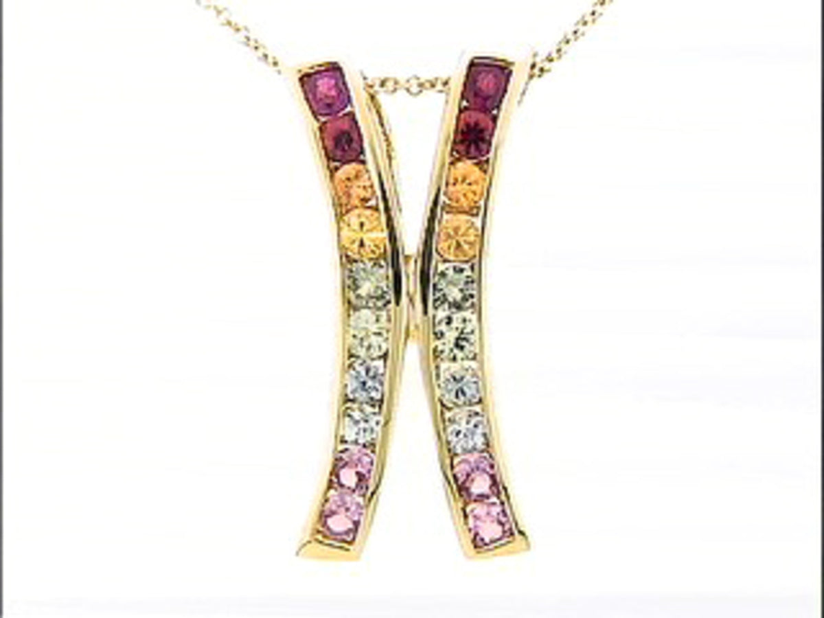 RAINBOW SAPPHIRE PENDANT