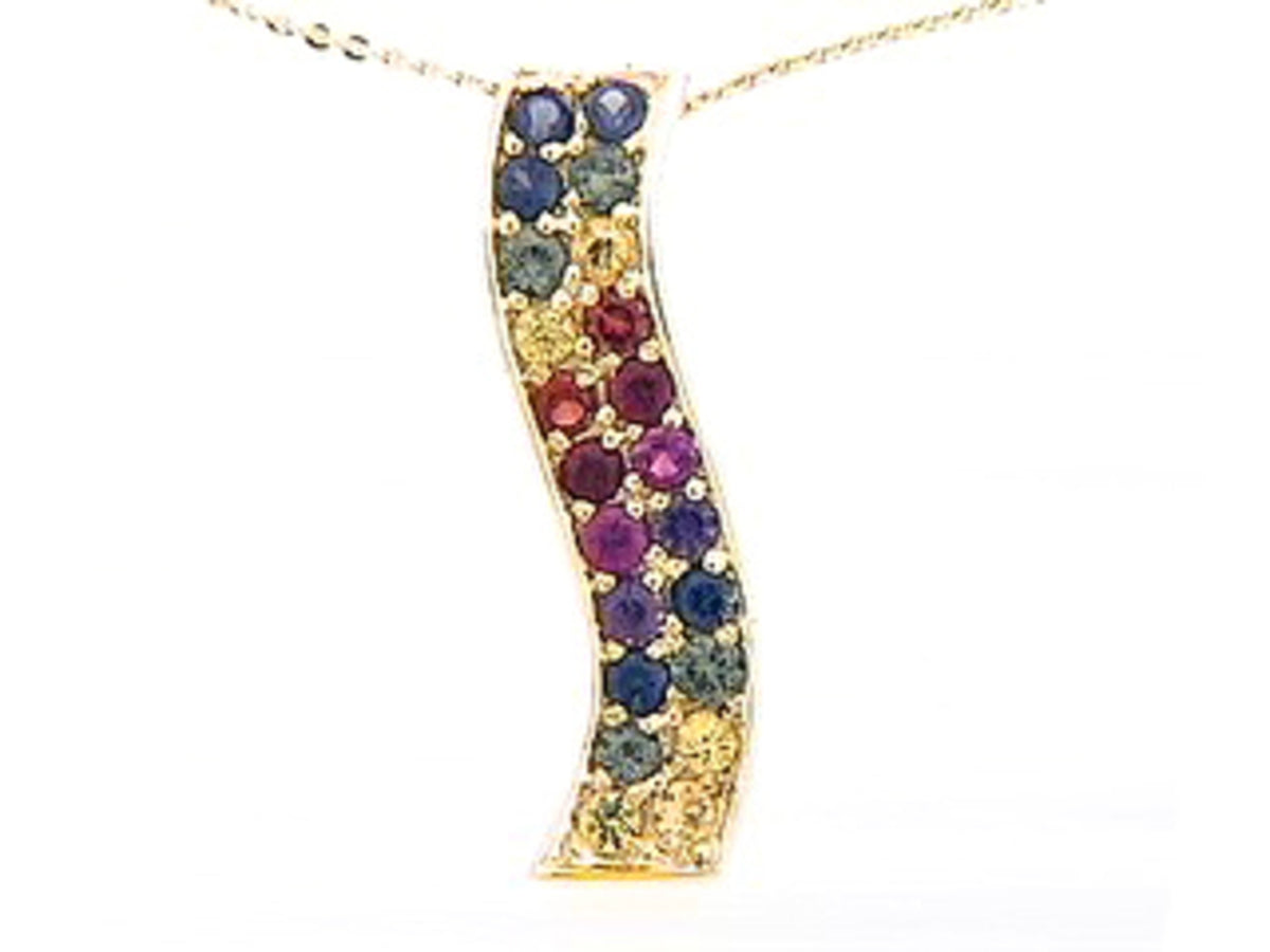 RAINBOW SAPPHIRE PENDANT