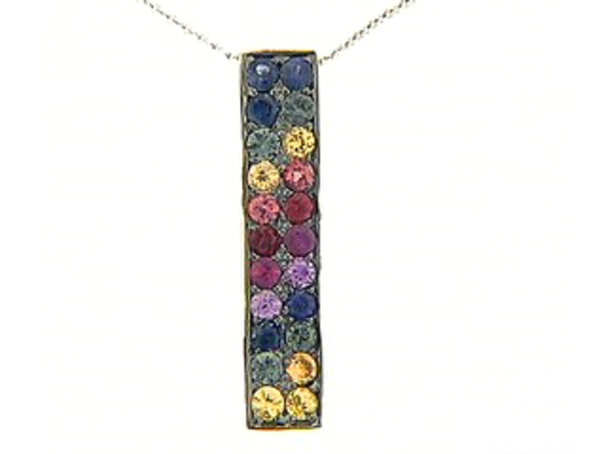 RAINBOW SAPPHIRE PENDANT