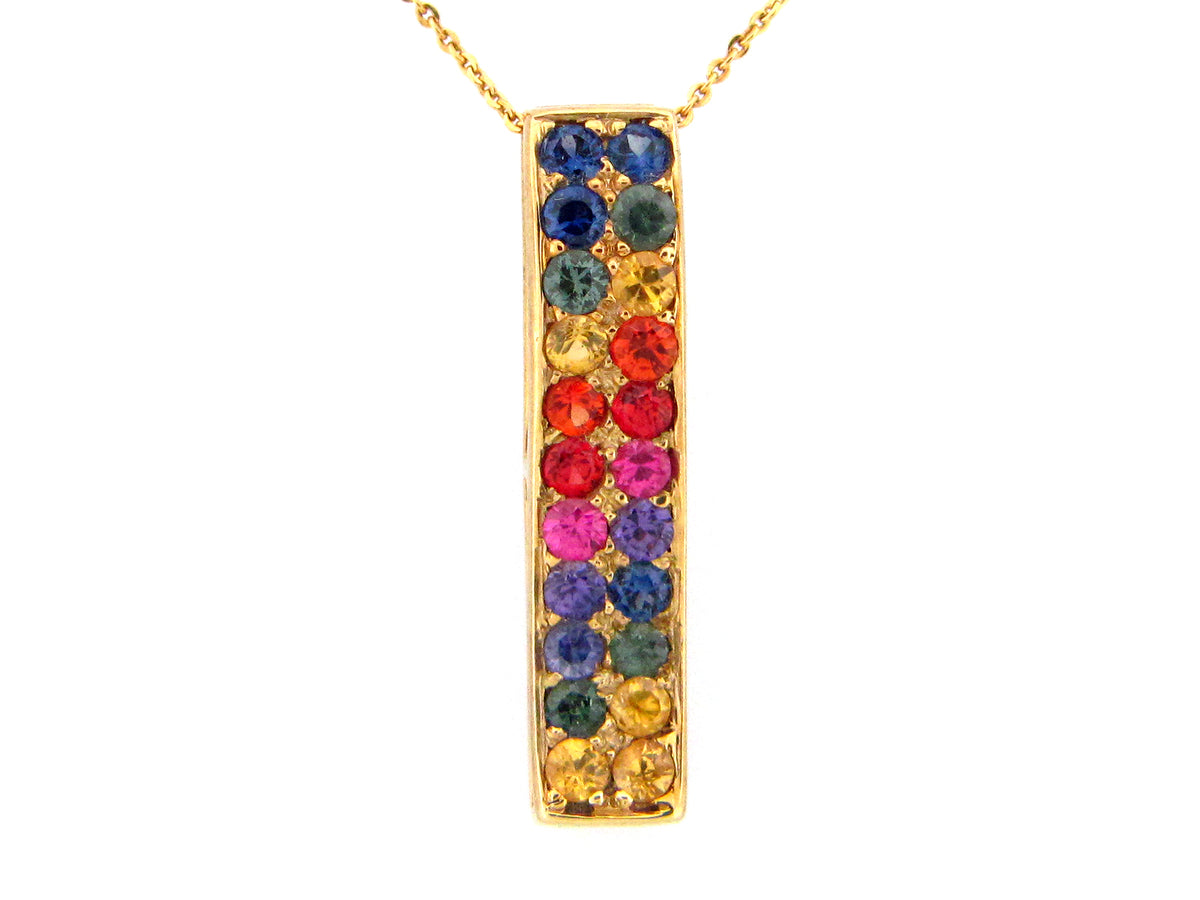 RAINBOW SAPPHIRE PENDANT