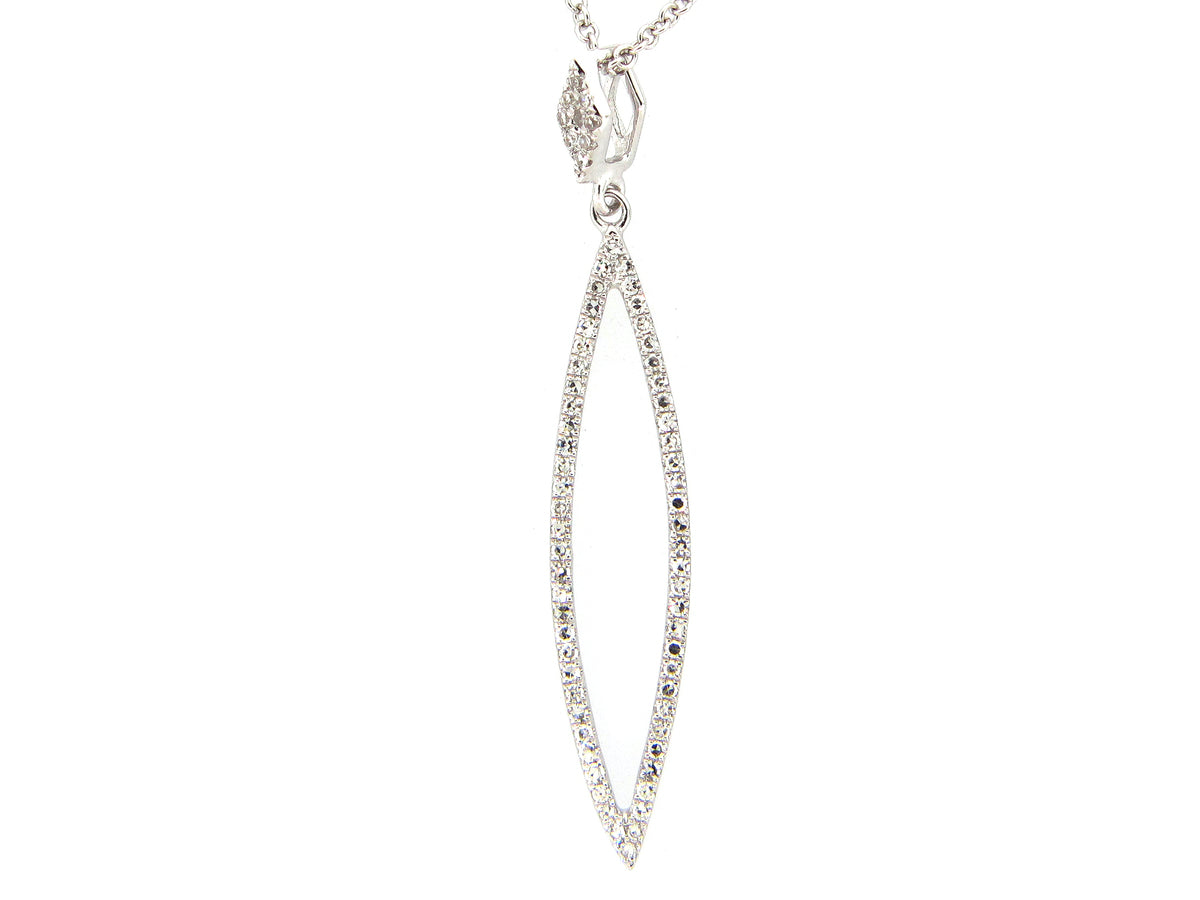 DIAMOND MARQUISE PENDANT