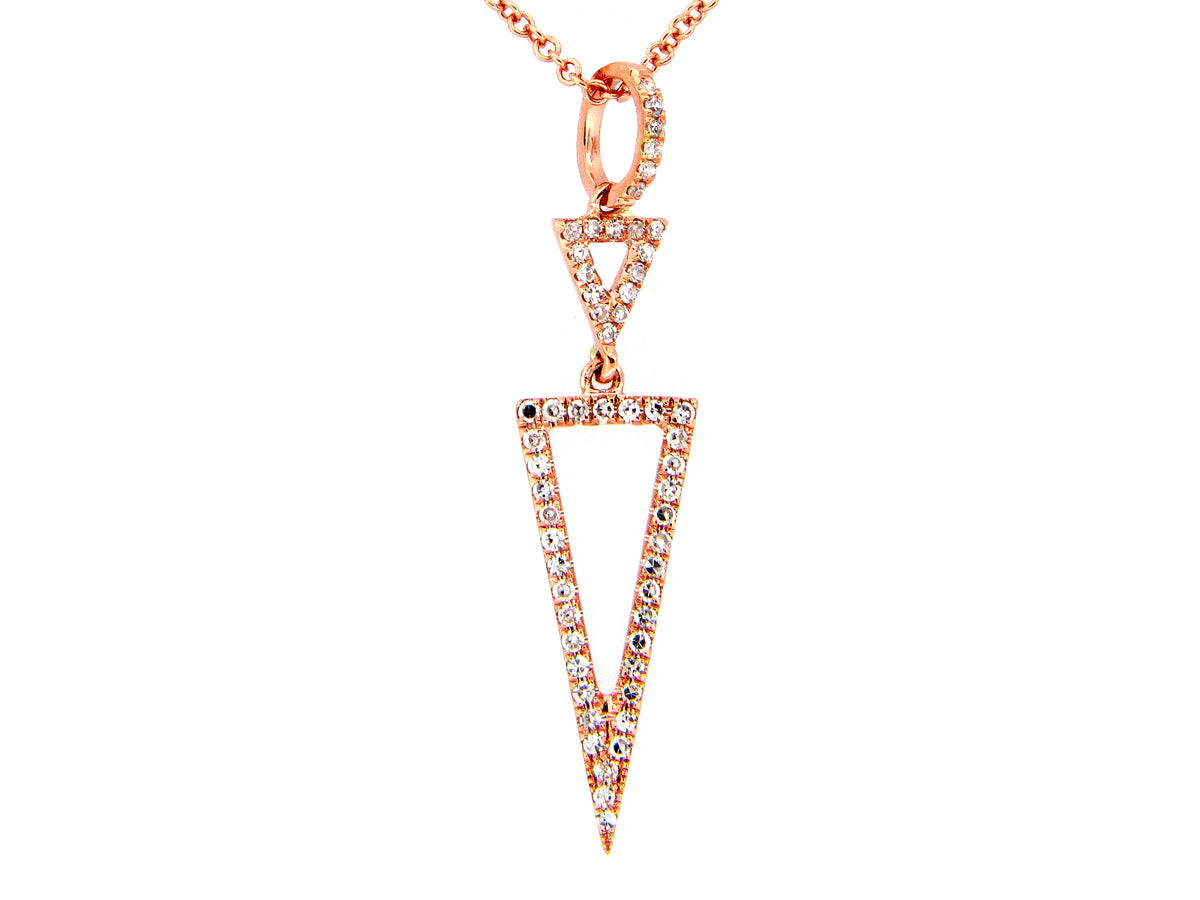 DIAMOND TRIANGLE PENDANT