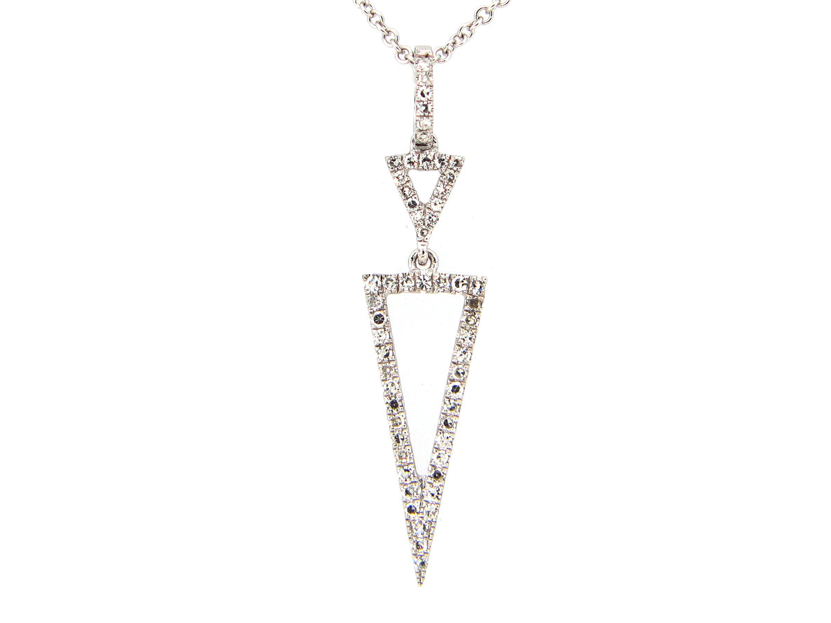 DIAMOND TRIANGLE PENDANT